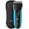 Braun Series 3 ProSkin 3045s - Scheerapparaat - Nat/droog - Douchebestendig - Zwart/Blauw