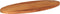 vidaXL - Tafelblad - ovaal - 80x40x2,5 - cm - massief - acaciahout