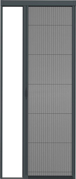 Livn Excellent - Plissehor deur - Barrière-vrije doorloop - Antraciet 96x203cm