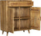 Kabinet kast industrieel - Kabinet kast Sara - Vakkenkast mangohout 100 cm