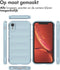 iMoshion Hoesje Geschikt voor iPhone Xr Hoesje Siliconen - iMoshion EasyGrip Backcover - Lichtblauw