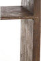 Sondrio wandkast open - hout mat donkerbruin