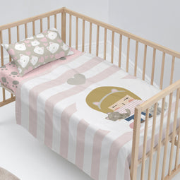 Happy Friday Sheet set 2 pieces Kitty 120x180 cm (Cot bed) Multicolor