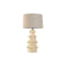 Bureaulamp Home ESPRIT Crème Keramiek 50 W 220 V 40 x 40 x 76 cm