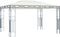 vidaXL - Prieel - met - LED-lichtslinger - 400x300 - cm - crèmekleurig