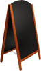 BRASQ Krijtstoepbord Elegance Mahonie - 70x130 CM - Krijtbord - Reclamebord - Stoepbord -