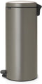 Brabantia NewIcon - Prullenbak - 30 liter - Platinum