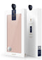 Dux Ducis - Geschikt voor iPhone 15 Pro - Slim bookcase hoesje - Rose Goud
