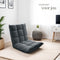 tectake® Snooze - Relaxfauteuil - XXL opvouwbaar met ligfunctie - Verstelbare rugleuning - Grijs