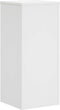 vidaXL - Plantenstandaards - 2 - st - 30x30x70 - cm - bewerkt - hout - wit