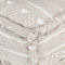 vidaXL - Poef - modulair - stof - beige