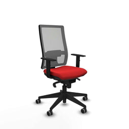Piqueras y Crespo 1D066G0 - Bureaustoel - Verstelbare hoogte met armleuning - Rood