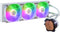 Cooler Master MasterLiquid 360L Core ARGB - CPU-koeler - 3 ventilatoren - Wit