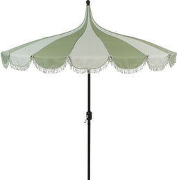 In The Mood Collection Rissy Parasol - Stokparasol - UPF 30+ bescherming - Lichtgroen - H238 x Ø220 cm