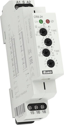 Rose LM CRM-2H/UNI CRM-2H/UNI Tijdrelais Multifunctioneel 12 V/DC, 12 V/AC, 240 V/DC, 240 V/AC 1 stuk(s) Tijdsduur: 0.1