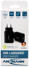Ansmann Home Charger 130Q - Oplader - 18 W - Qualcomm Quick Charge 3.0 - Zwart