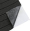 vidaXL - Ligbed - Zelfklevend - Donkergrijs - & - Zwart - 240x60 - cm - EVA - Schuim