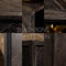 Richmond Interiors Eettafel Blackbone gold 220 (Black rustic)