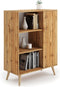 Boekenkast - hout - 90x40x116 cm - bruin