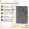 Saaf - Elektrische Deken - 3 Warmtestanden - 40 x 110 cm - Original Grey Polyester