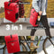 MIVELO MAGNUM - 3-in-1 Fietstas - Waterdicht met Laptopvak 25 liter - Rood