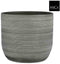 Mica Decorations Bloempot Samuel - 28x28x26 cm - Terracotta - Antraciet