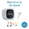 JustAnotherProduct AP18 - Oplaadbare digitale wekker - 4 alarmen met nachtlampje - Grijs