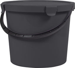 Plast Team Berry - Emmer met deksel - 10L - Donkergrijs