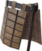HiiFeuerMiddeleeuws dijbeen pantser van imitatieleer, Retro Dubbelzijdige Waist Armor met Riem, Merc