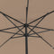 vidaXL - Vierkante - Tuinumbrella - 295x245 - cm - Taupe