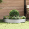 vidaXL - Tuinplanter - 120x120x20 - cm - Gegalvaniseerd - Staal