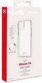 Celly Gelskin (iPhone 14) - Soft Case - Krasbestendig - Transparant