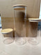 Five Stars® Voorraadpotten - 5 Delige set - Glas luchtdicht met labels en pen (5 stuks)