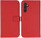 Selencia Galaxy A34 (5G) - Echt Lederen Bookcase - 3 Pashouders - Rood