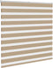 vidaXL - Zebra - Blind - 140x100 - cm - stofbreedte - 135,9 - cm - polyester - zandbruin