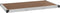 vidaXL Buitendouche met bruine basis 220 cm roestvrij staal