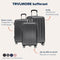 TRVLMORE Kofferset - 3 Delig - 38L Handbagage + 70L en 110L Ruimbagage - Lichtgewicht - Zwart