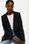 OBJECT OBJSIGRID L/S BLAZER - Dames Blazer - Knoopsluiting - Zwart