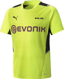 PUMA BVB Training Jersey - Sportshirt Kids - dry-CELL technologie - Geel (maat 140)
