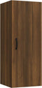 vidaXL - Wandkast - 34,5x34x90 - cm - bewerkt - hout - bruineikenkleurig