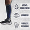 Sandside Compressiekousen - Sport Compressie Sokken - Ondersteuning en Comfort - Donkerblauw (2 Paar)