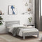 vidaXL - Bedframe - met - hoofdbord - en - LED - grijs - sonoma - eikenkleur - 90x190 - cm