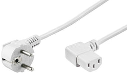 Goobay 96043 - Stroomkabel Schuko male naar C13 female - 1,50m - Wit