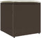 vidaXL - Kussenbox - Bruin - 50x50x50 - cm - van - Poly - Rattan