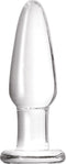 NS Novelties - Crystal Tapered Plug Small - Anal Toys Buttplugs Transparant