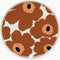 Marimekko - Oiva Unikko - Bord - 20cm - Bruin-Rood