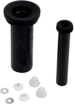 Plieger Sanit Wandclosetaansluiting - Complete Aansluitset - 30 cm - Zwart