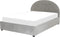 VAUCLUSE - Bed met opbergruimte - Lichtgrijs - 160 x 200 cm - Fluweel