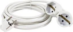 REV 0016032114 Stroom Verlengkabel 16 A Wit 3.00 m H05VV-F 3G 1,5 mm²