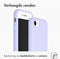Accezz Liquid Silicone Backcover - iPhone SE (2022 / 2020) / 8 / 7 - Schokabsorberend - Paars